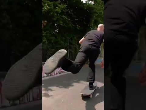 Corey Goonan epic line at plymside DIY skate park