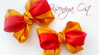 Бантики канзаши для школы мастер класс видео Бантики канзаши для школы мастер класс видео