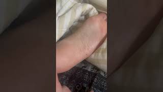 My Wifes Size 11 Sleepy Foot Tickle. She Has Sensitive Large Hispanic Soles.