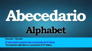 How to pronounce Alphabet in Spanish. Cómo pronunciar abecedario.