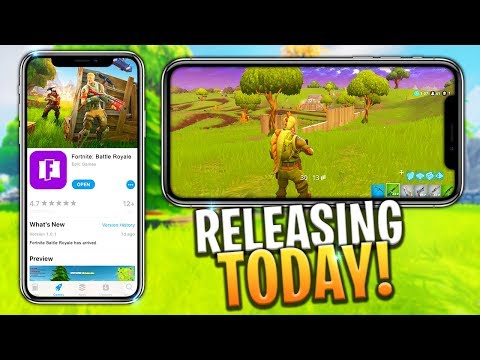 FORTNITE MOBILE RELEASE! HOW TO GET A CODE! iOS/ANDROID - Fortnite: Battle Royale