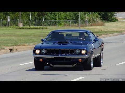 This is a specially built 1970 Plymouth Hemi Cuda that is one of a kind