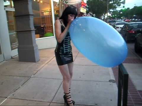 Balloon blow tits