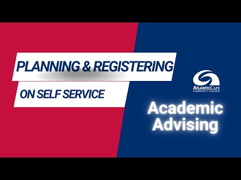 自助服务:规划和注册课程