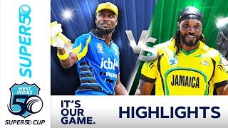 Chris Gayle Hits Century In Final Game For Jamaica | Super50 Cup 2018 - Extended Highlights