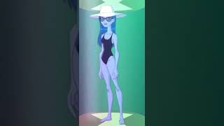 Gwen Tennyson Black Swimsuit Body Cold Blue-Skinned Body And Disco Sound Version