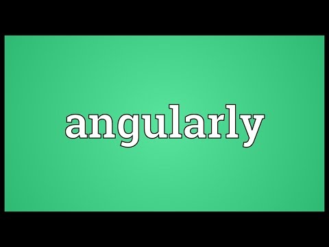 Header of angularly