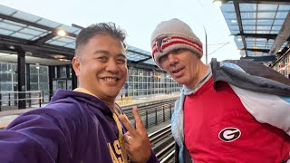On the way to the UW Huskies game with SLITA