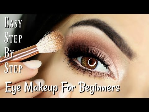 Beginners Eye Makeup Tutorial | Soft Glam Eye Shadow | How To Apply Eyeshadow - YouTube