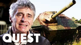 The Twins Install New Barrel On The Last Working German Jagdpanzer Tank | Combat Dealers