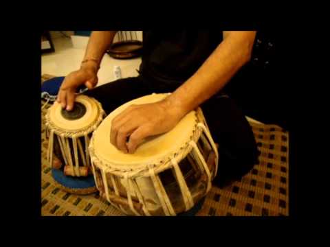 TERI DUNIYA SE HOKE MAJBOOR CHALA - TABLA INSTRUMENTAL BY RAJIV...