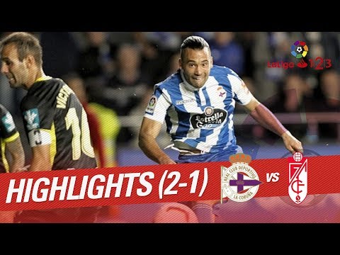Resumen de RC Deportivo vs Granada CF (2-1)