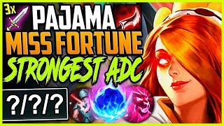 BOT LANE PAJAMA MISS FORTUNE | BY FAR THE STRONGEST ADC | LoL Bot Miss Fortune Season 9 Gameplay