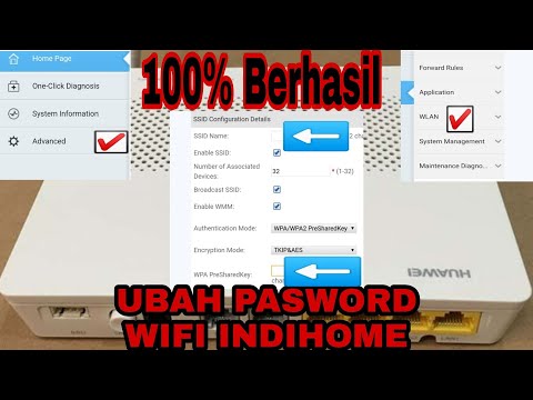 CARA MUDAH GANTI PASWORD WIFI INDIHOME TERBARU 2020