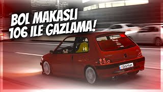 Peugeot 106 Ile Trafikte Çılgın Makas Şov Adrenalin Dolu Gazlamaca
