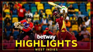 Highlights | West Indies v England | 2nd Betway T20I