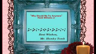 Watch Hank Williams Why Should We Try Anymore video