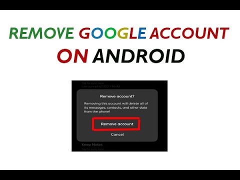 How to remove google account from android phone | Sign How to remove google account from android phone | Sign