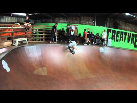 jake wooten amazing trick and skateboard bowl footage tampa am