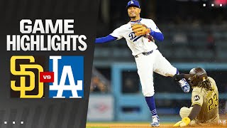 Padres vs. Dodgers Game Highlights (4/12/24) | MLB Highlights