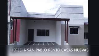 HEREDIA SAN PABLO RENTO CASA NUEVA ₡490.000