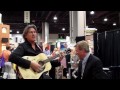 Billy Dean Serenades Bob from Blanc Industries Signage & Display Group at PMA 2011