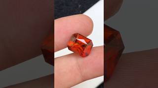 Stunning 12 Carat Natural Hessonite Garnet Eye-Clean Faceted Gemstone