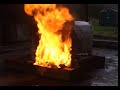 Video Stainless Steel IBC Fire Trial - http://www.metanousa.com