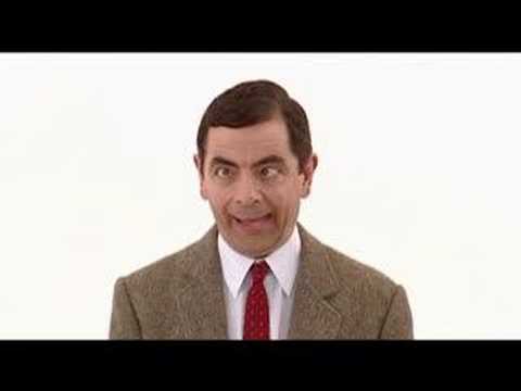 Mr Bean in an iTunes ad