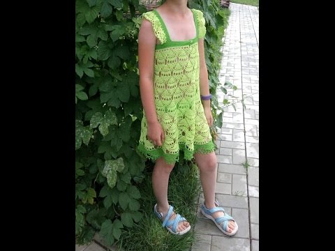 Вязание крючком сарафан ютуб Вязание крючком сарафан ютуб