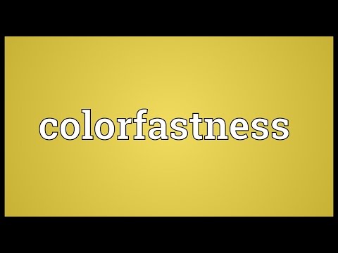 Header of colorfastness