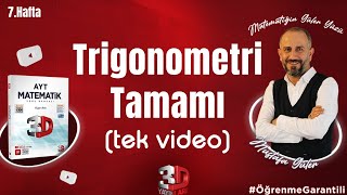 Trigonometri Konu Anlatımı | Tek  | 3D Kamp 7.Hafta | PDF #öğrenmegarantili