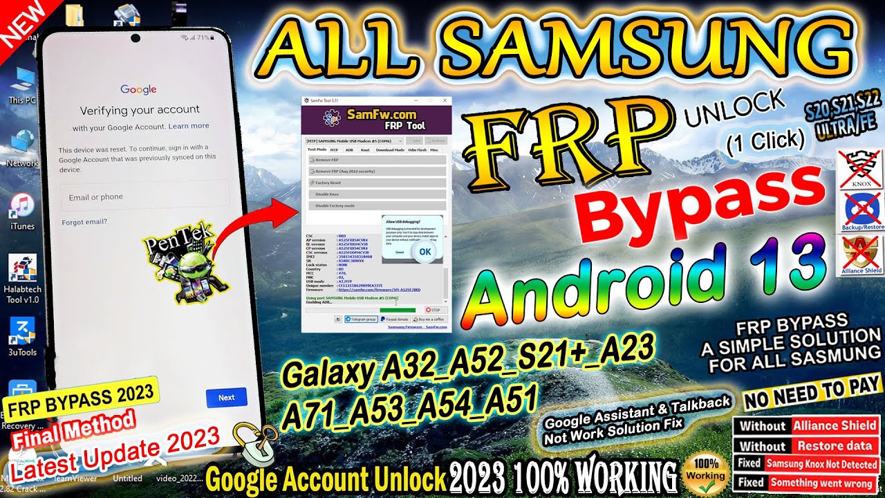 Samsung Android 13 FRP BYPASS | Galaxy Samsung Android 13 FRP BYPASS | Galaxy