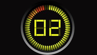Countdown Timer 60 Sec Yellow V 135 Ticking Clock With Sound Effects Beep Alarm Hd