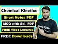 😱FREE DOWNLOAD | Chemical Kinetics | Short Notes PDF | Complete Video Lectures | MCQ with Sol. PDF 😱FREE DOWNLOAD | Chemical Kinetics | Short Notes PDF | Complete Video Lectures | MCQ with Sol. PDF