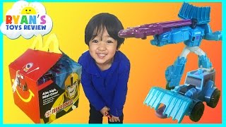 McDonald Indoor Playground for kids with Transformers Happy Meal Surprise Toys