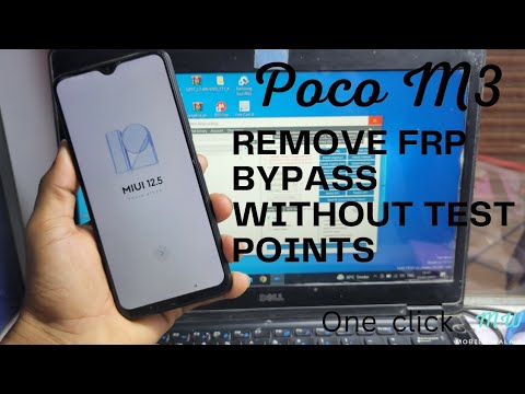 POCO M3 Frp bypass remove one click without test point POCO M3 Frp bypass remove one click without test point