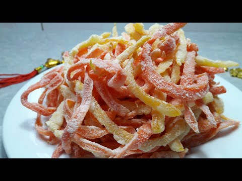 Cách làm mứt cà rốt k cần nước vôi trong