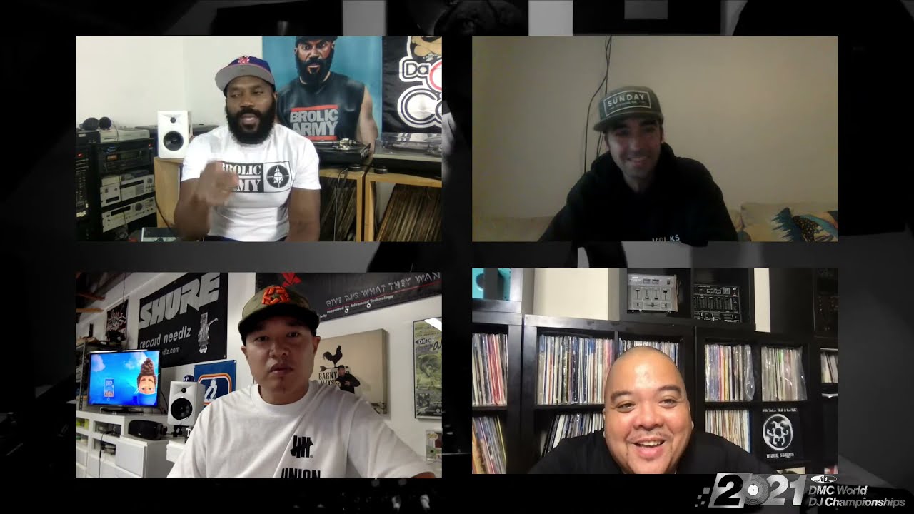 Watch Along 2021 DMC World Beat Juggling Championship w/ JFB, CM Swift, Shortkut, P-Trix + Rob Swift