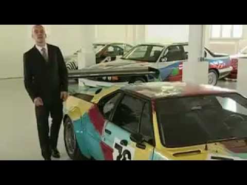 The 1979 BMW M1 Group 4 race car painted by Andy Warhol