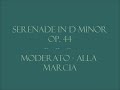 ANTONIN DVORAK - SERENADE in D minor Op.44 - Moderato,alla Marcia .