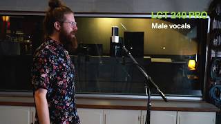 Recording male vocals with condenser microphone - LEWITT LCT 240 PRO