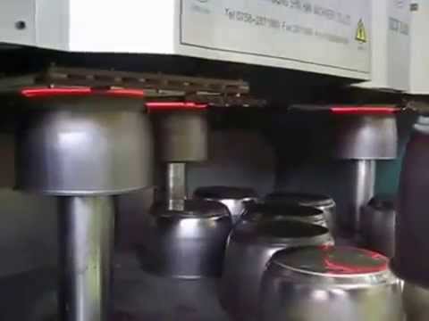 Induction heating for friction impact pressing bottom of the heat stainless steel cookware pot