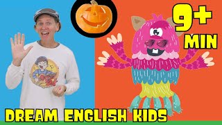 Go Away Monster And More Halloween Songs | Sing With Matt | Dream English Kids