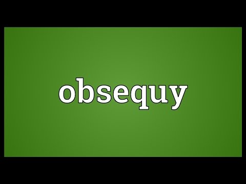 Header of obsequy