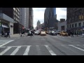 FDNY ENGINE 54 RESPONDING ON AMSTERDAM AVE., STUCK IN TRAFFIC & GIVING A WAVE, IN MANHATTAN, NYC.