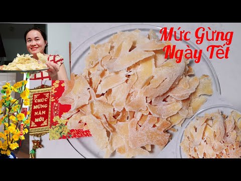 Cách làm mứt gừng như thế nào