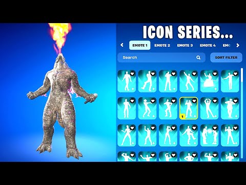 ALL FORTNITE ICON SERIES DANCES & EMOTES
