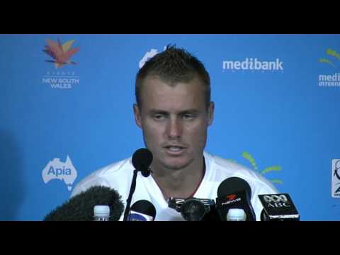 Lleyton ヒューイット pre-tournament press conference
