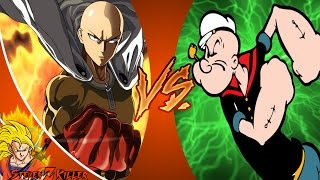ONE PUNCH MAN Saitama vs POPEYE! Cartoon Fight Club Episode 121 REACTION!!!